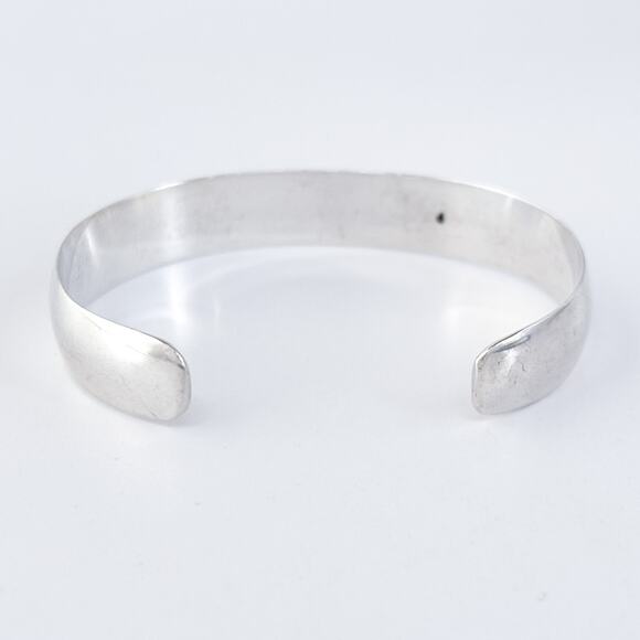 Vintage Sterling Silver 925 “Beth” Engraved Cuff Bracelet 5.75in - Picture 4 of 9